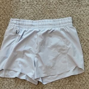Athleta Girl Light Blue Heart the Hustle Shorts XL 14